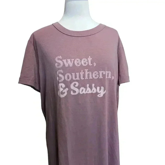 LuLaRoe Pink Sweet, Southern, & Sassy Sleeve T-shirts Size 2XL - Picture 1 of 6